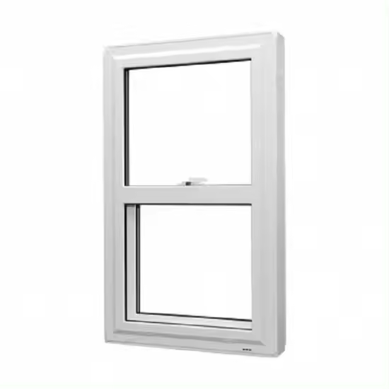 American NFRC Certification Modern Style Low E Glazed Single/double Hung Window White Vinyl windows