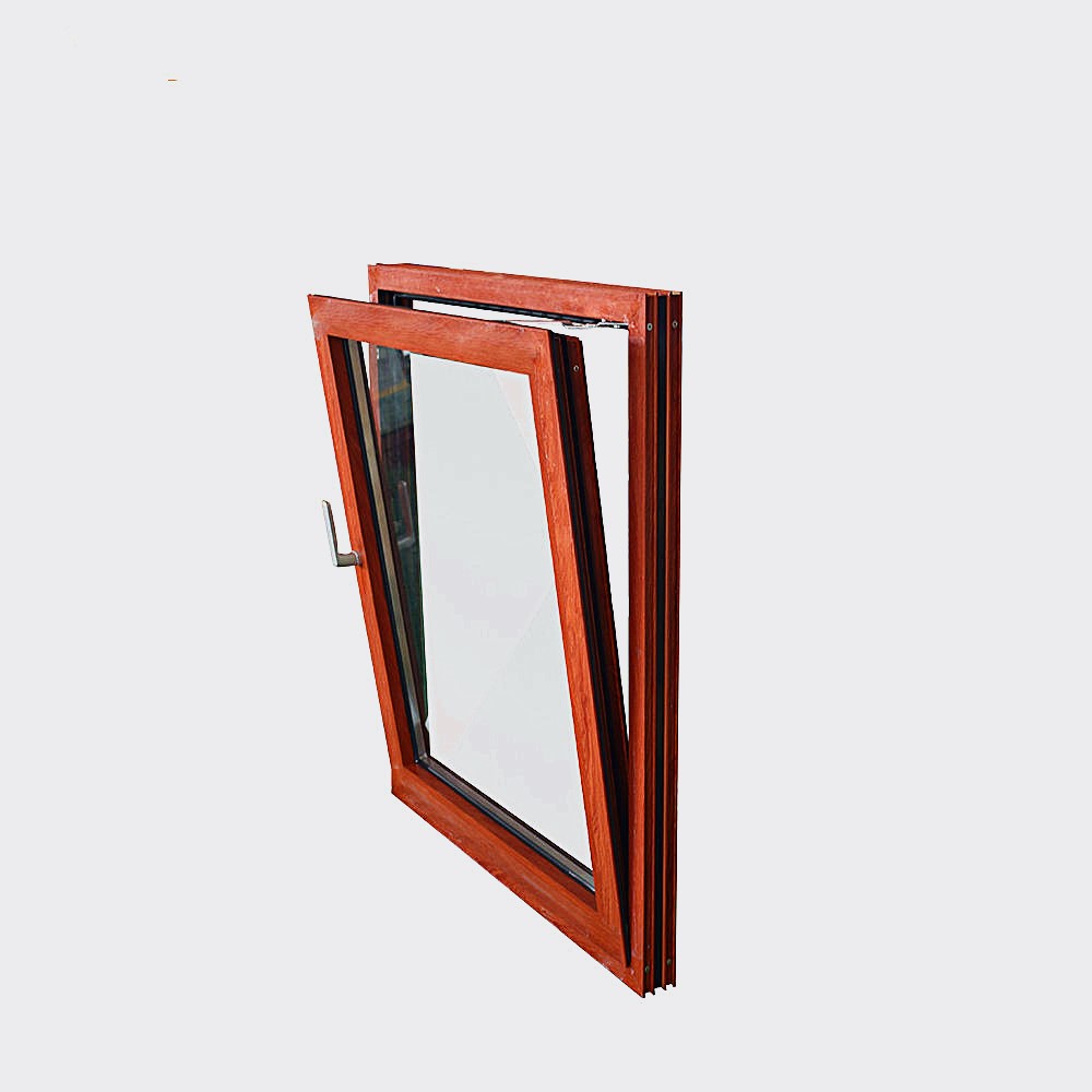 House Upvc Window Design Plastic White Grille Aluminum Pvc Tilt and Turn windows Double Glazed Soundproof Heat Resistant