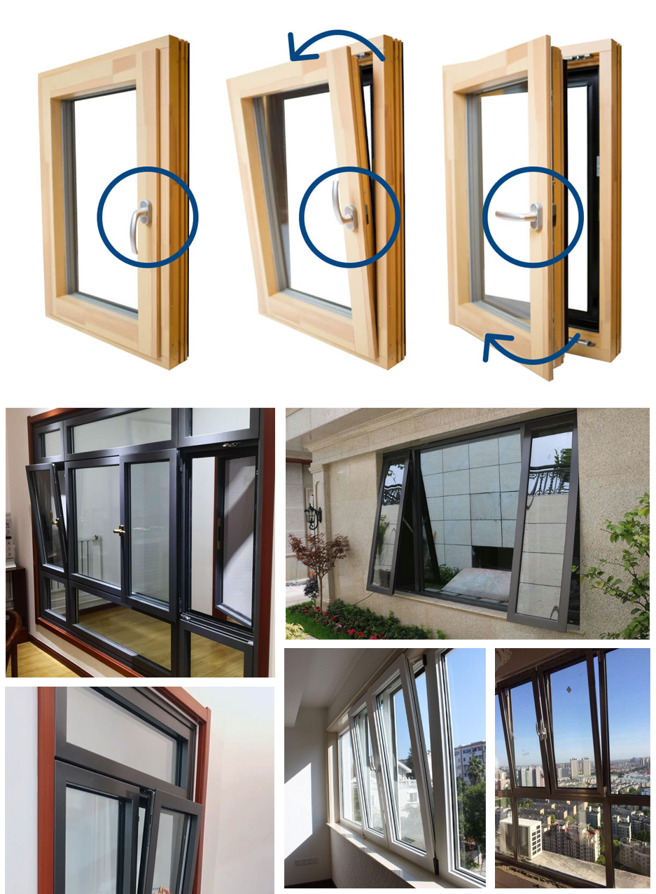 Aluminum Tilt and Turn Window 1