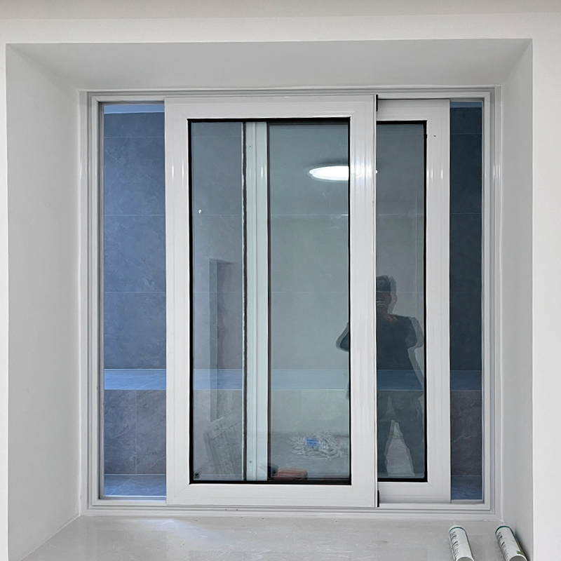 Custom Window Manufacturers Double Glazed UPVC/PVC Sliding Window Thermal Insulation Vinyl Gliding windows