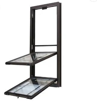 High Quality Customized American Style UPVC Windows Vinyl Single Hung Window