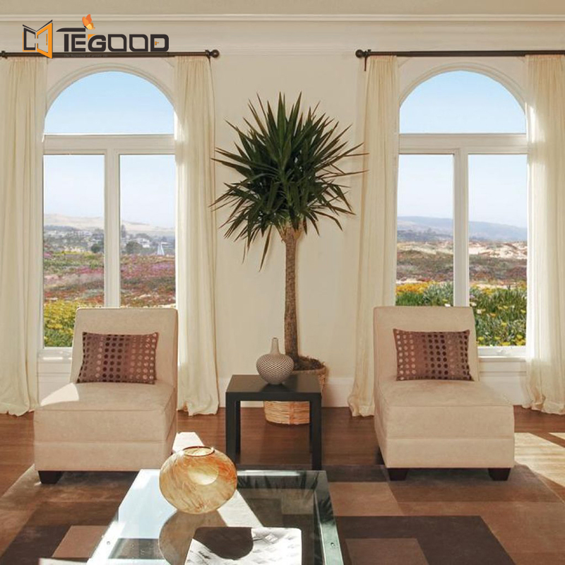 Cheap Price Double Glazed Glass Sliding Folding Bifold Casement Awning Hinge UPVC French Windows