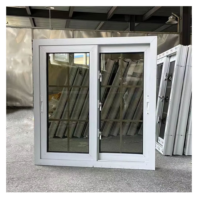 Durable Vinyl Window UPVC Double Glazed Sliding Window Factory Price Hurricane Proof Impact Resistant Windows for Florida House