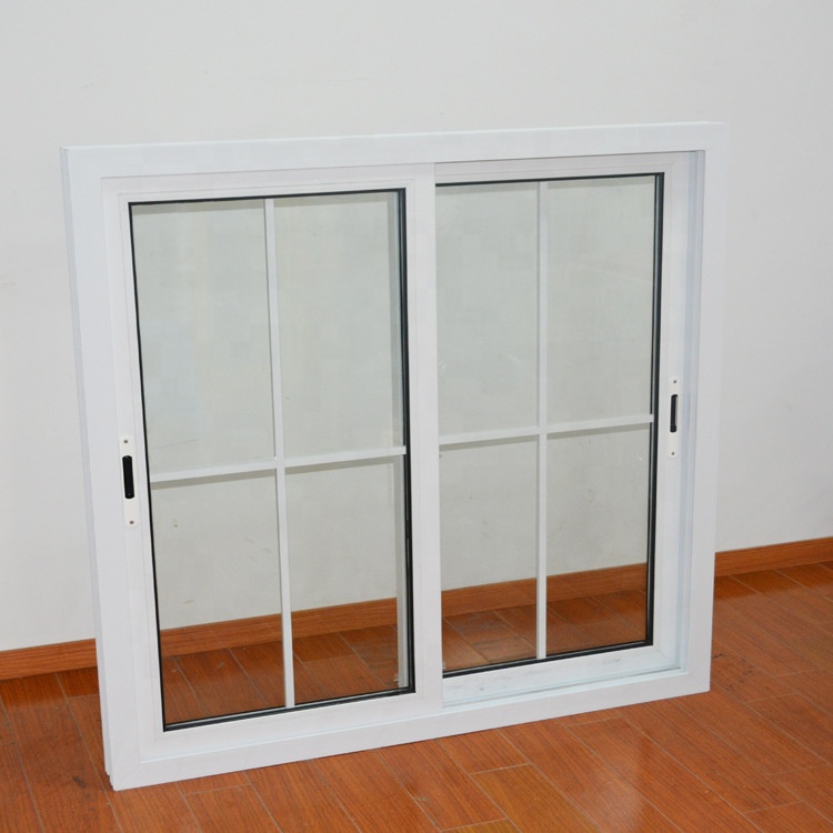 High Quality Upvc Double Glazed Design Energy Saving Window High Quality PVC Window Waterproof Pvc Double Sliding Window