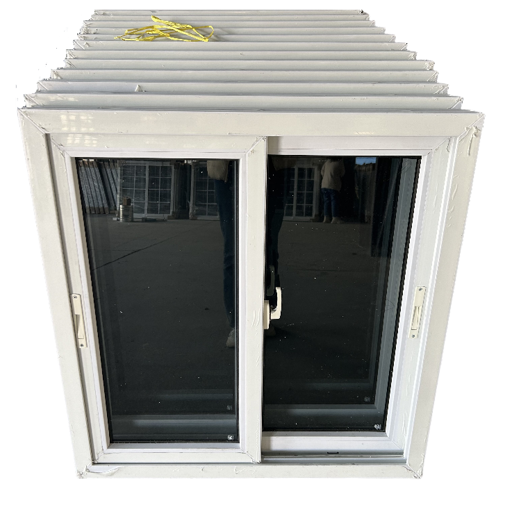Hurricane Impact Double Glazed Pvc Profile Upvc Sliding Windows 36*48 Inch Sizes