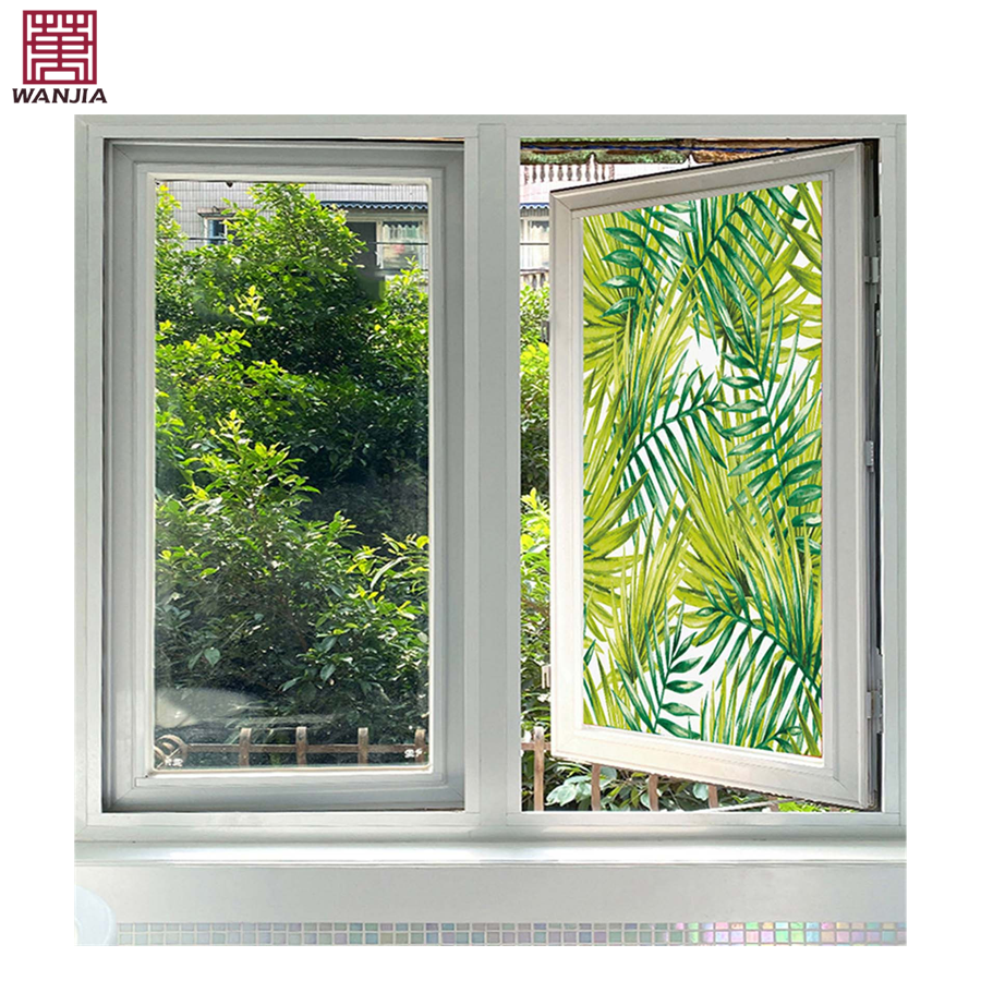Modern Grid Design High Quality Upvc/Pvc/Vinyl Casement Window with Sound Insulation Tempered Glass Louver Curtains for Villas