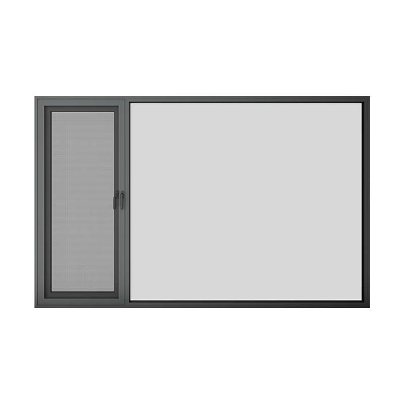 DERCHI Aluminum Sliding Windows Thermal Break Hurricane Proof Impact Glass Hurricane Window Double Glazing windows