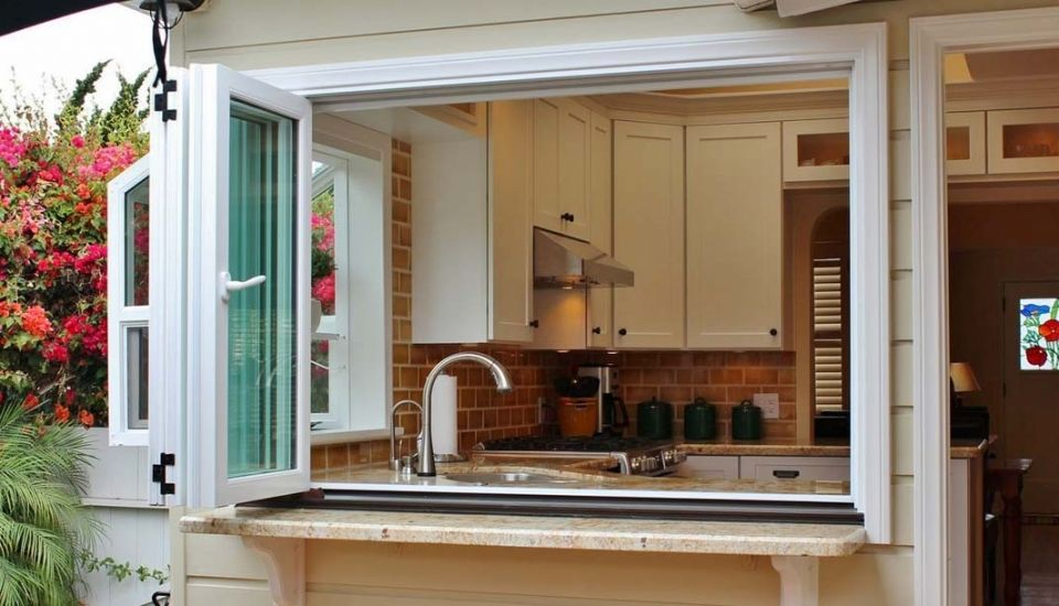 Good Quality Conch Profile White Modern Style UPVC Bi-Folding Window