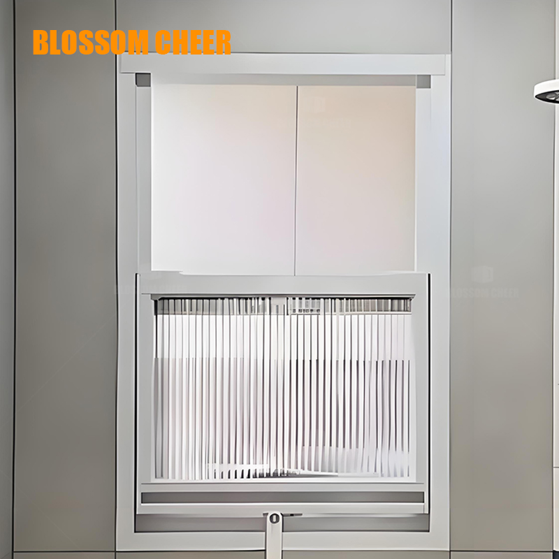 Factory UPVC Cost-Effective Single Hung Vertical Lift up Window for House