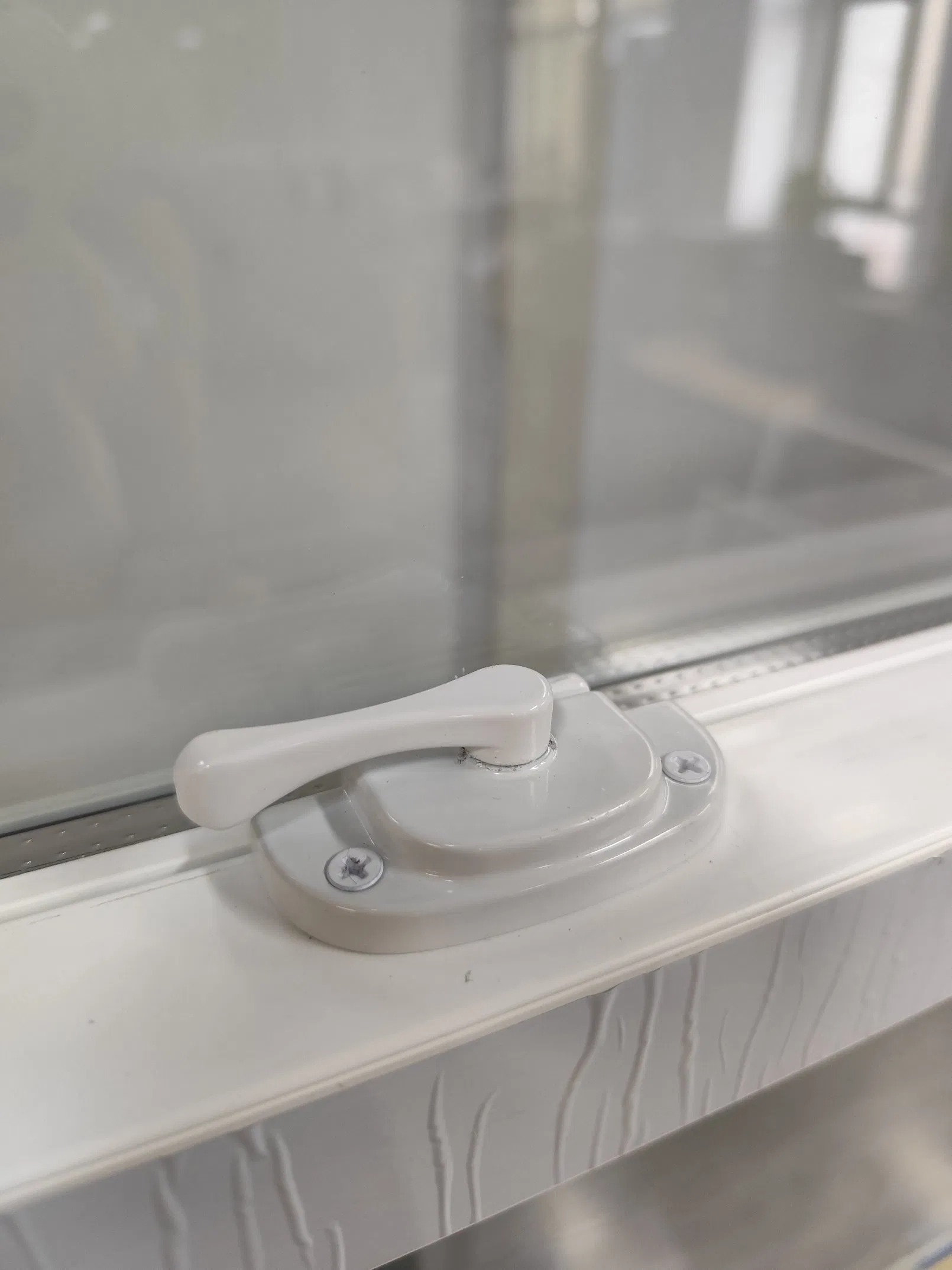 Durable UPVC American Single Hung Window with Fin Nail Flange for Residential Bedroom Use