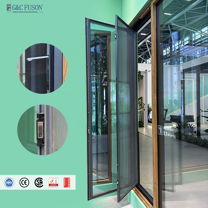 For Fuson Customized Design PVC Tempered Glass Windows Low E Casement Crank Stainless Steel Horizontal Louver Upvc Casement Wind