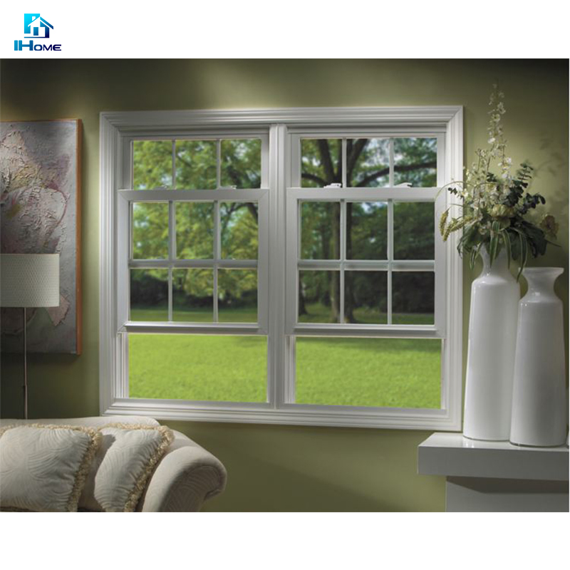 Hurricane Impact Fixed Glass UPVC PVC Plastic Single Hung Double Glazed Bullet Proof Aluminum Awing Casement Window Americal Style Lift up Sliding Windows