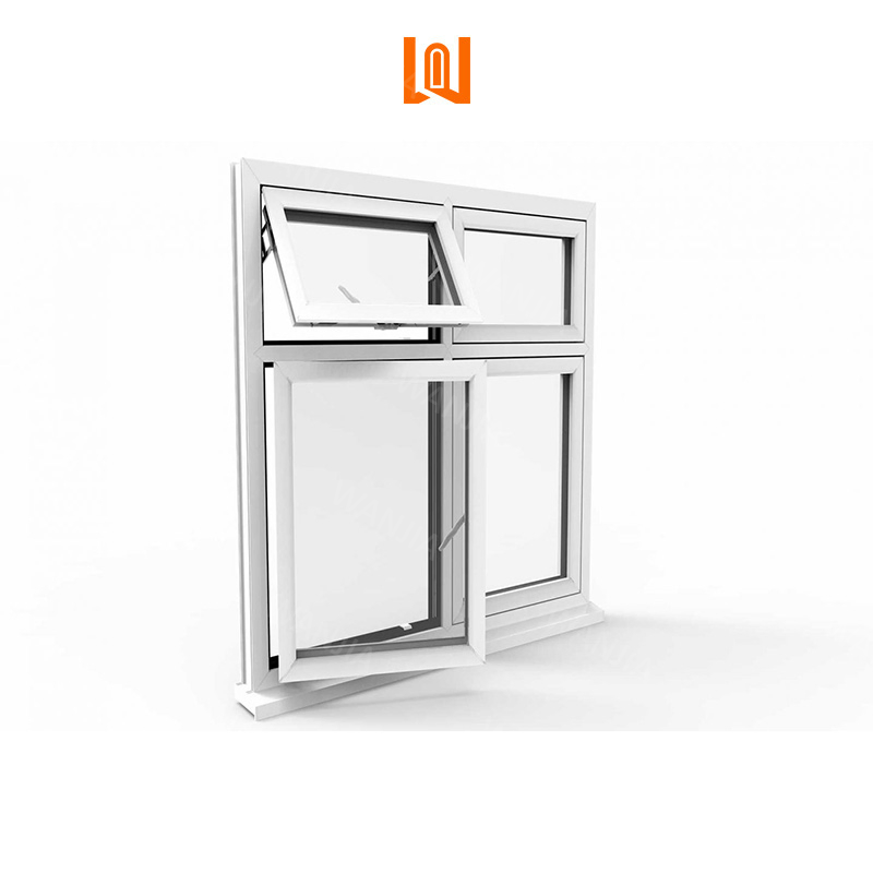 Residential Commercial Custom Replacement Plastic Frame PVC UPVC Casement French Windows