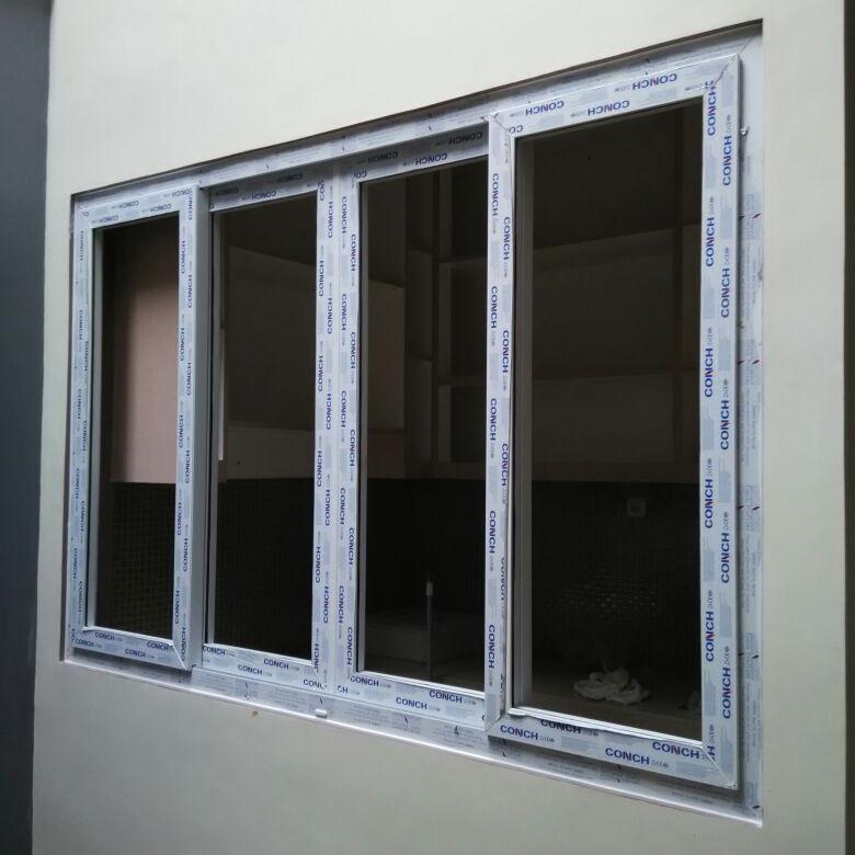 Factory Customized Modern European American Style Double Glazed UPVC Sliding Windows with Heat Insulation Soundproof Features