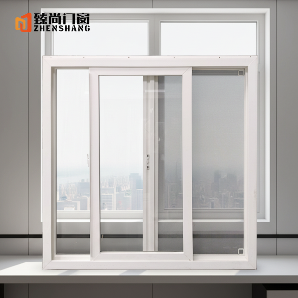 Hurricane Double UPVC Plastic Vinyl Casement Modern Design Pvc Doors Interior Hotel Dining Use