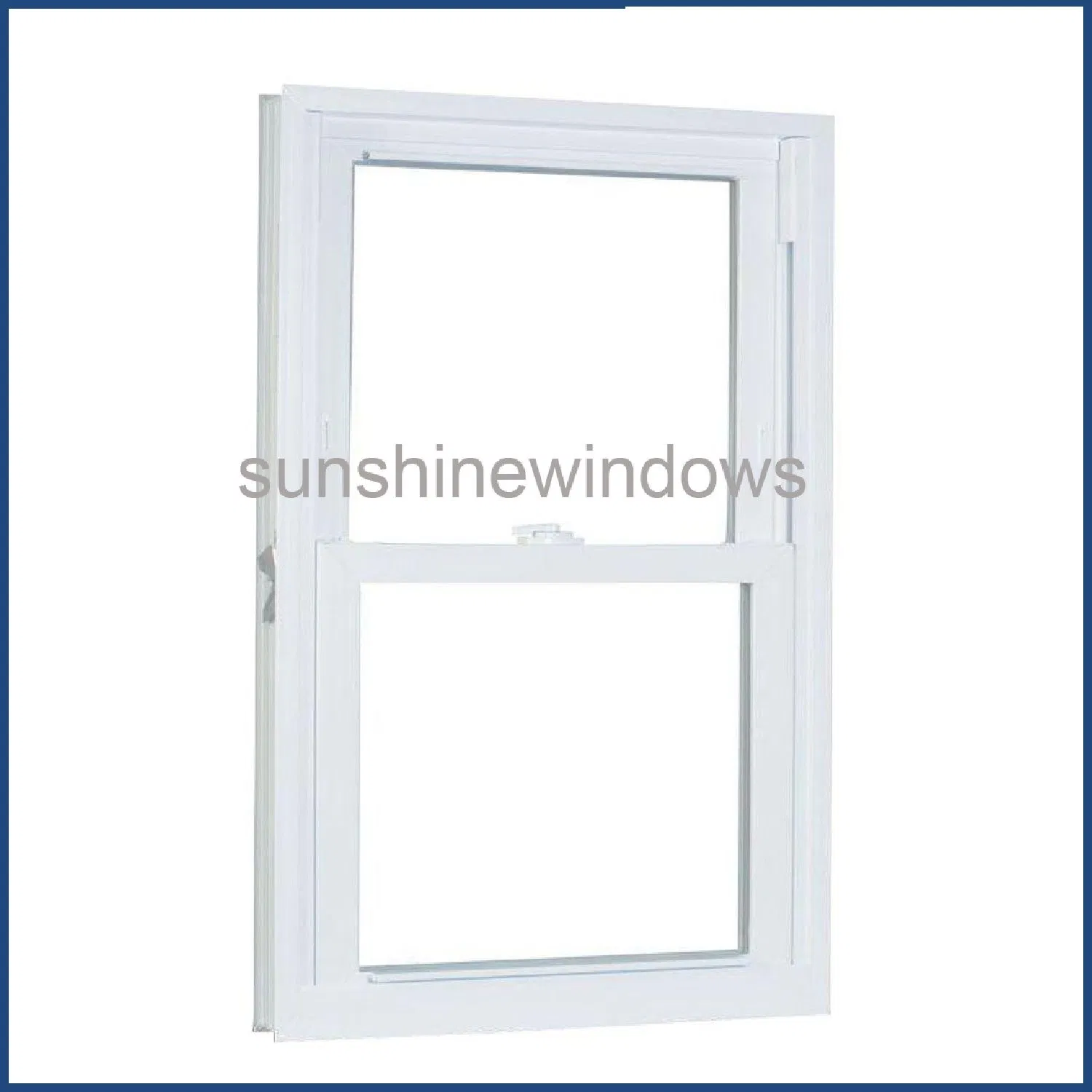 American Style UPVC Single Hung Window with High Quality