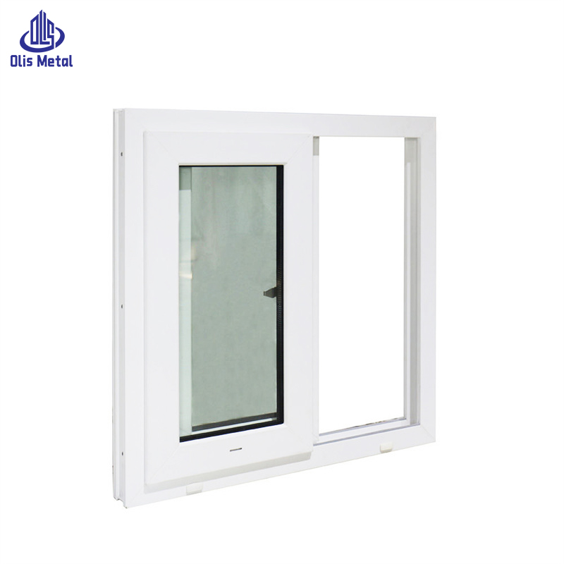 Easy-to-Install Highly Durable White UPVC Sliding Window Insulated PVC Glass Windows For Apartments And Homes