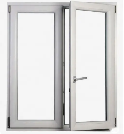 Modern Style American PVC Outward Opening Awning Window Double Tempered Glass for Kitchen Use Graphic Design Solution Available