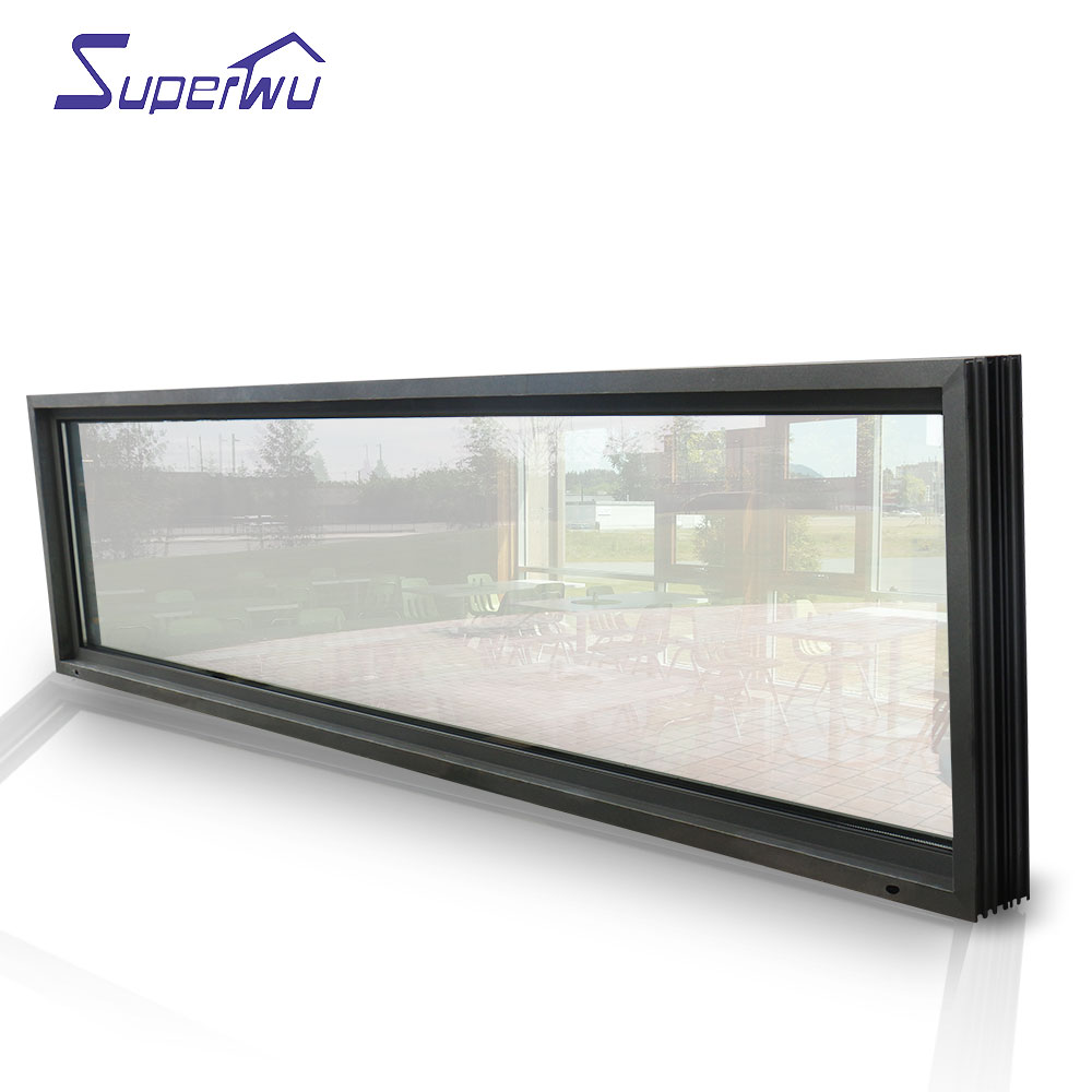 Picture Window New Design Aluminum French Fixed Window Hurricane Impact windows