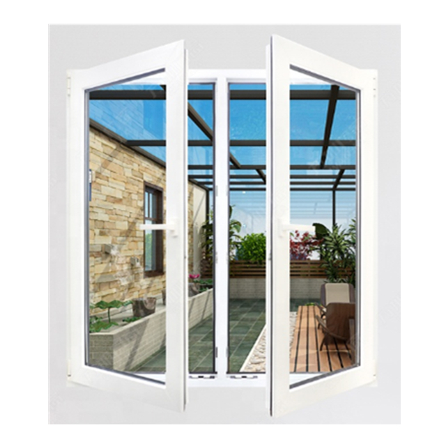 Bay Window PVC/UPVC Casement with 2/3/4 Panels Durable Others Windows Option