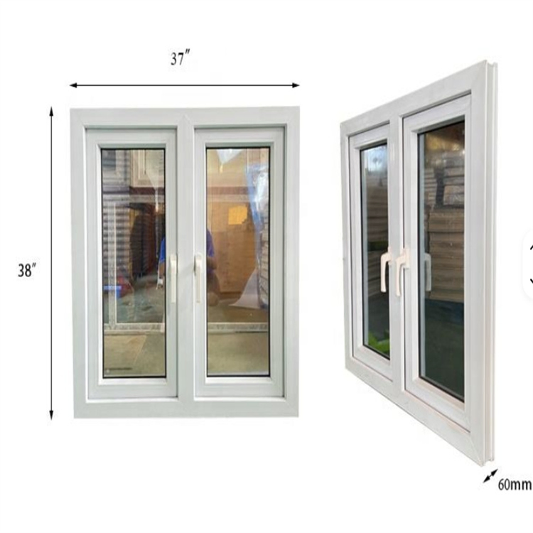 Excellent Soundproof and Insulated Custom UPVC Casement Window for Residence