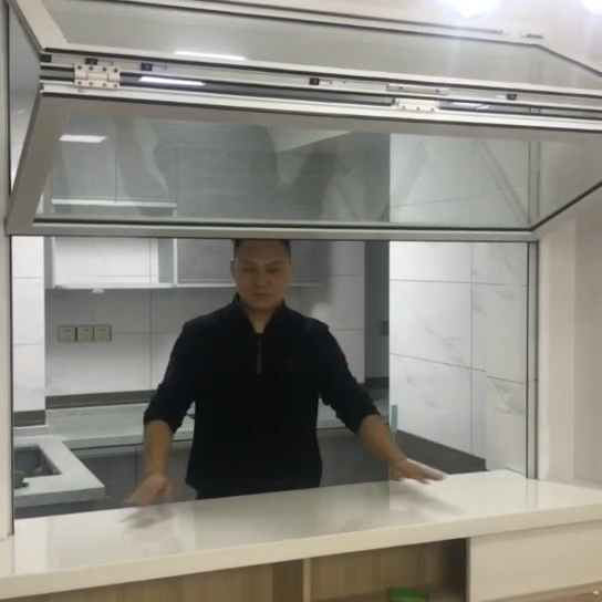 Aluminum Alloy Folding Awning Casement Sliding Laminated Tempered Glass Fiberglass Horizontal Contemporary Windows Customized