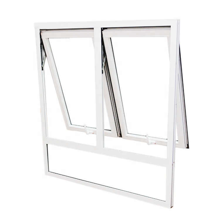 Modern Design Casement PVC Bay Windows Double Glazed UPVC PVC Casement Bay Windows With Mosquito Net