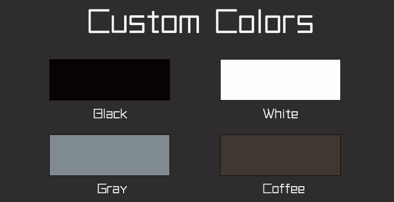 Color palette options