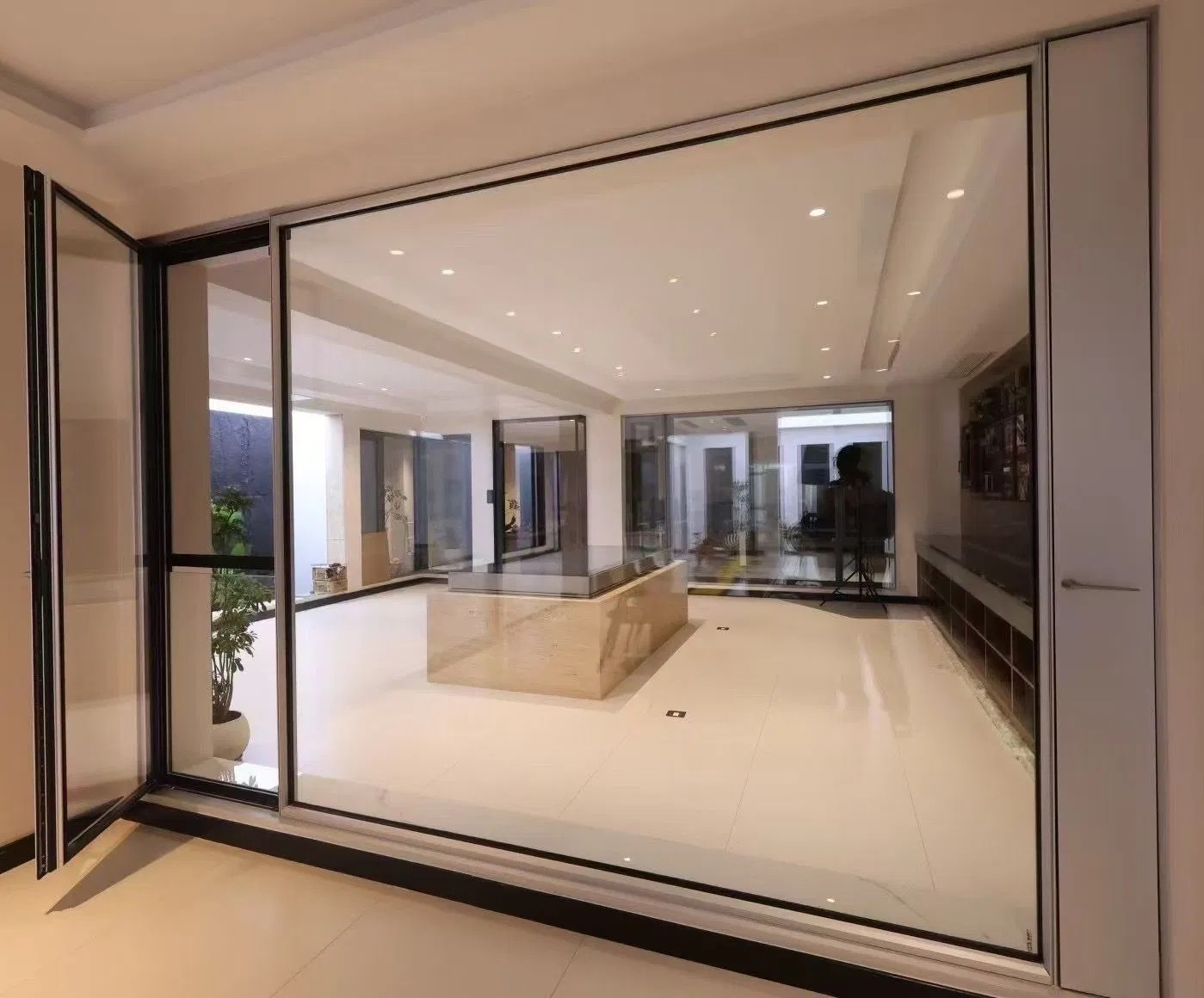 New Construction Professional Project Support Aluminum Folding PVC UPVC Profile Metal Glass Aluminum Casement Sliding Casement Window and Door