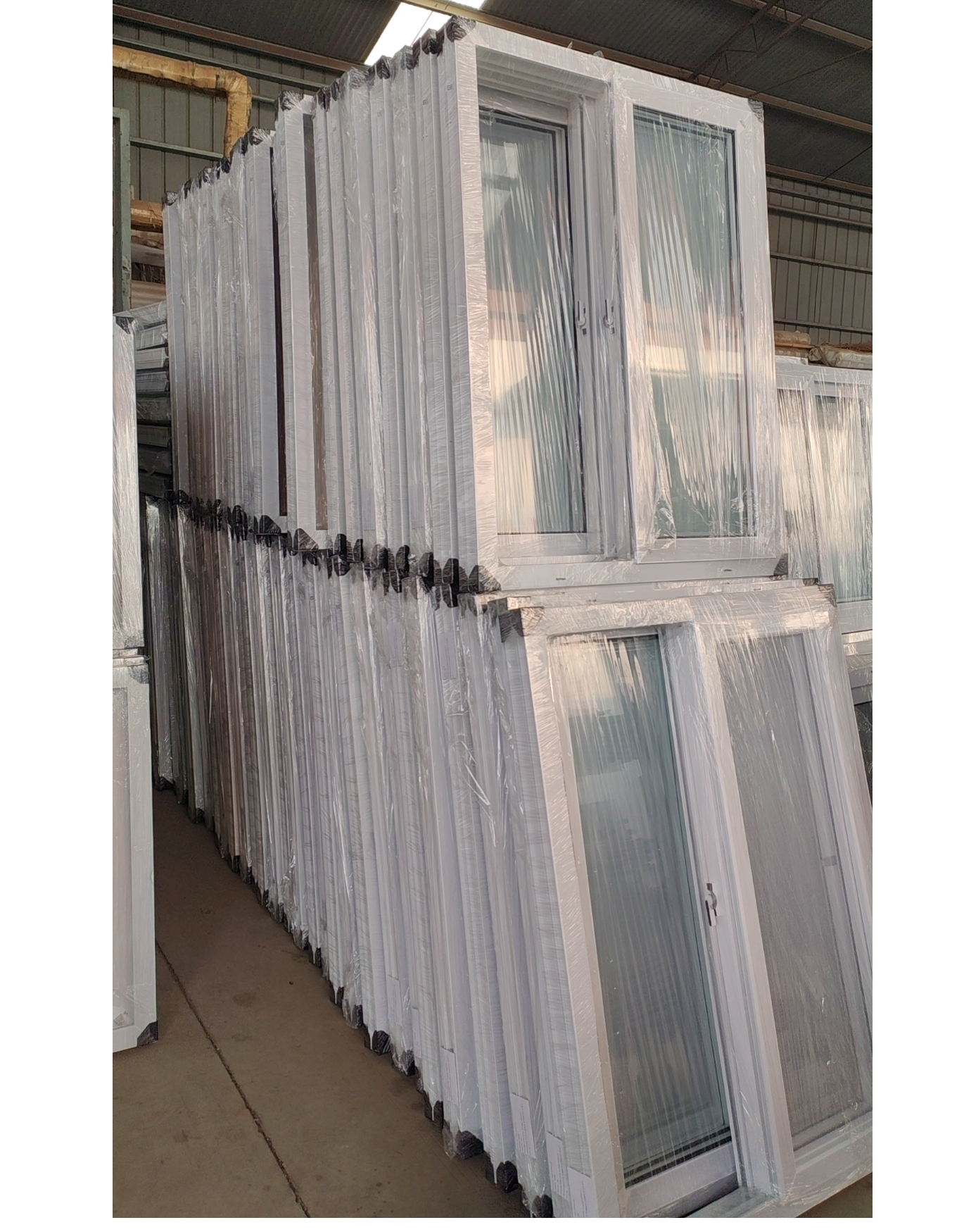 Hurricane Impact Double Glazed Pvc Profile Upvc Sliding Windows 36*48 Inch Sizes