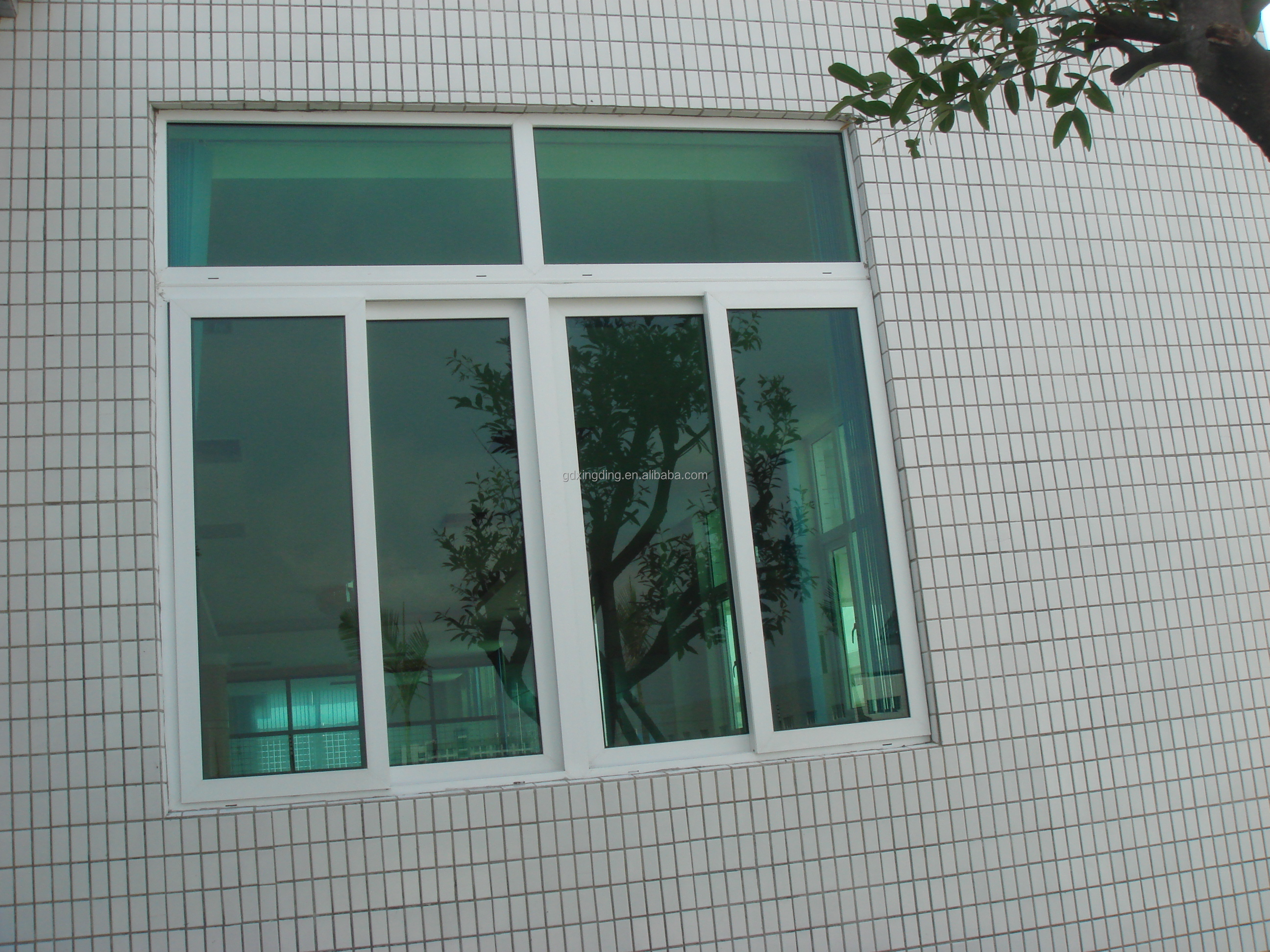 Guangdong Factory Supplies UPVC Windows and Doors 60 Series Single Flat Opening Energy-saving Soundproof Casement Windows