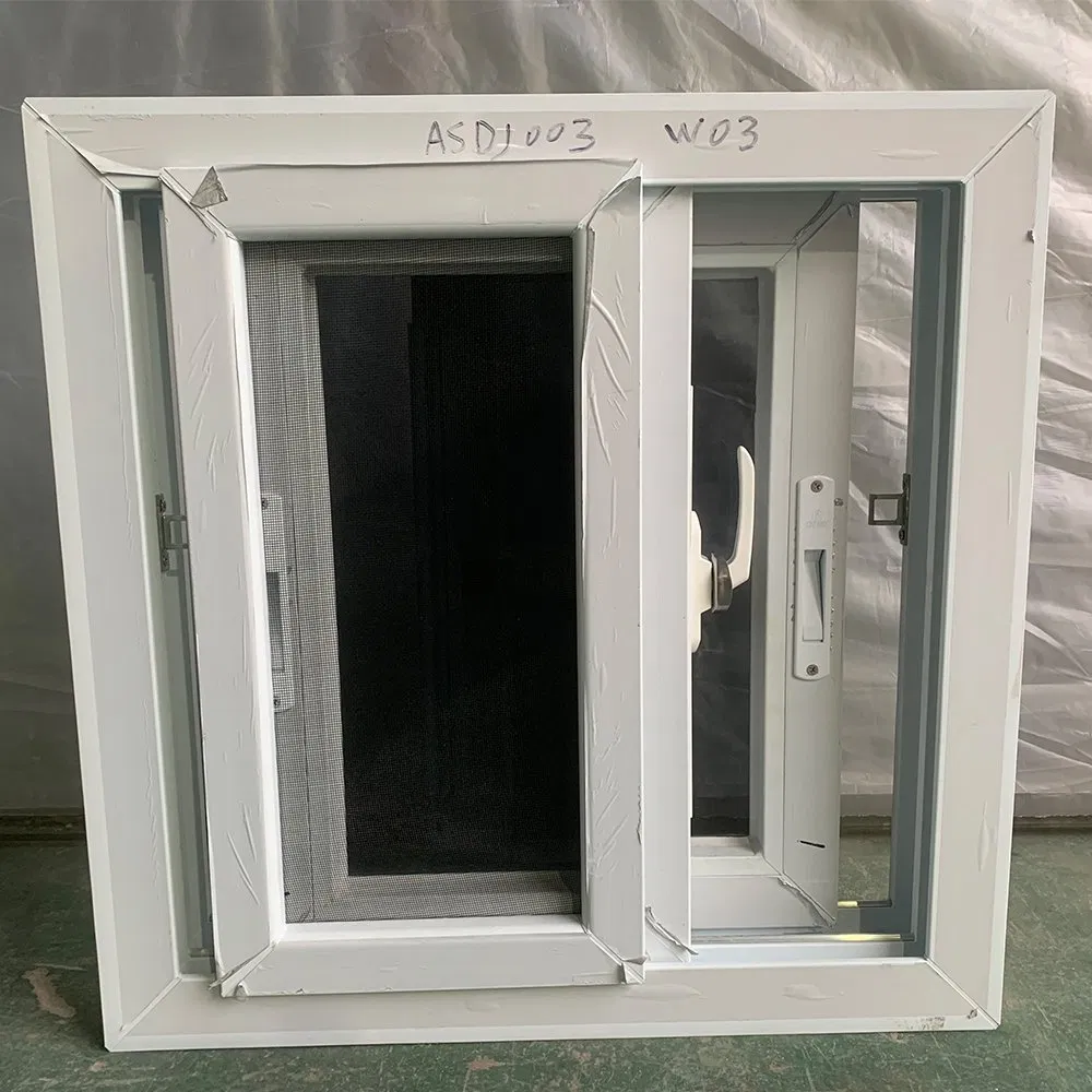 OEM Soundproof UPVC Smooth Glass Sliding Windows for Residential and Commercial