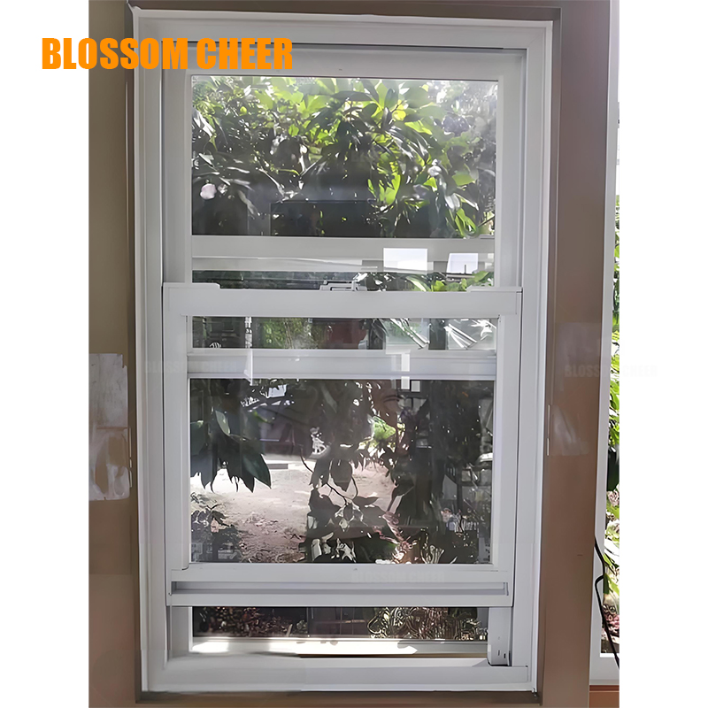 Premium Custom UPVC White Casement Windows with Durable Tempered Glass