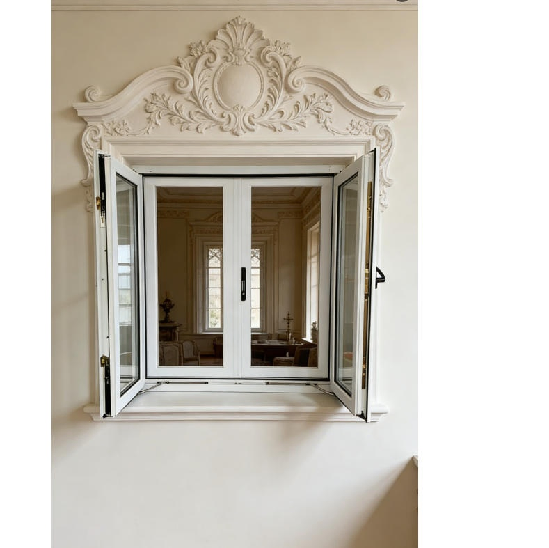 Custom Color Weather Resistant Energy Saving UPVC Casement Windows