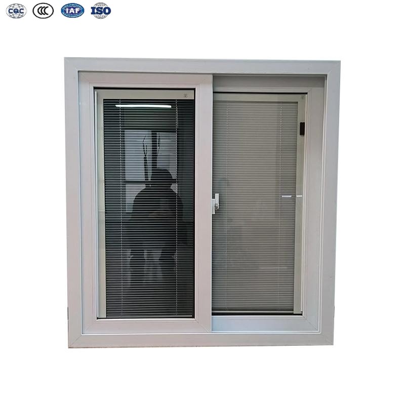 Luxury Villa Exterior UPVC PVC Window High Strength Frame Double Tempered Glass Windproof Soundproof Energy Certified Swing
