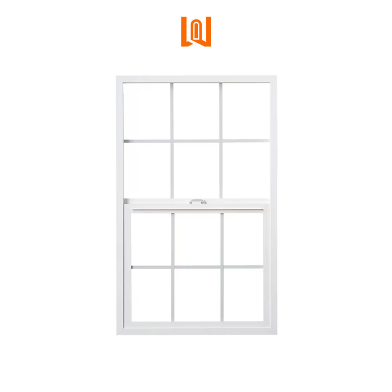 Wanjia Apartment Window UPVC Single Hung Vinyl Single Hung Window
