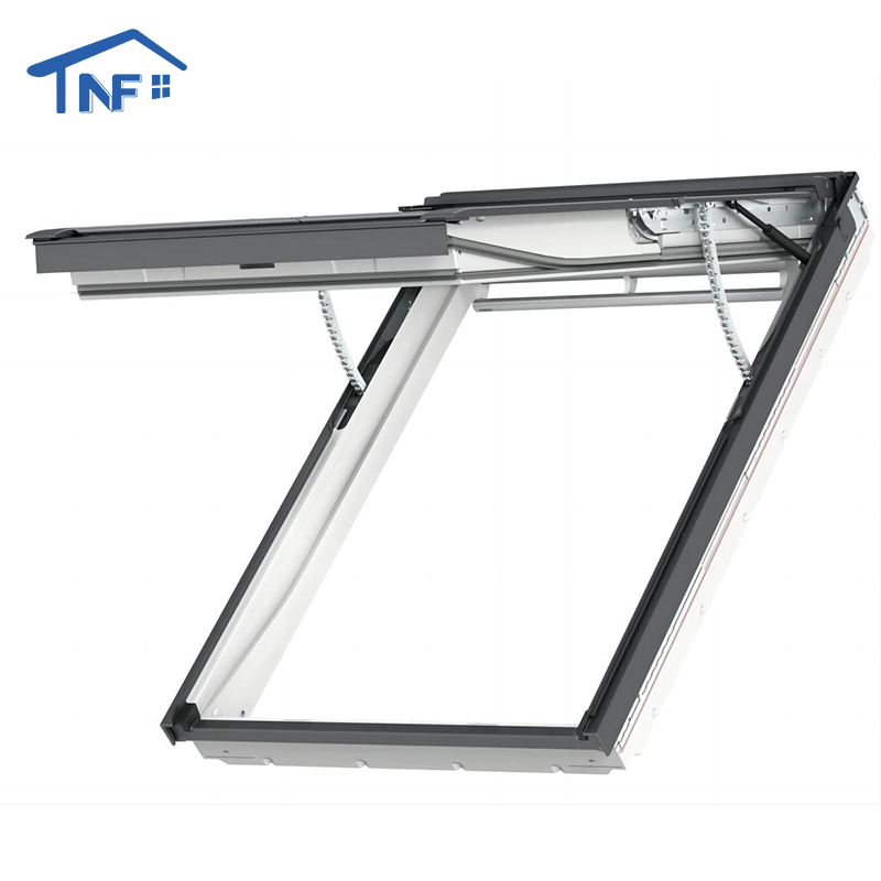 European Standard Luxury Style Aluminum Awning Windows Modern Swing Top Hung Bathroom Double-Glazed Soundproof Glass Window