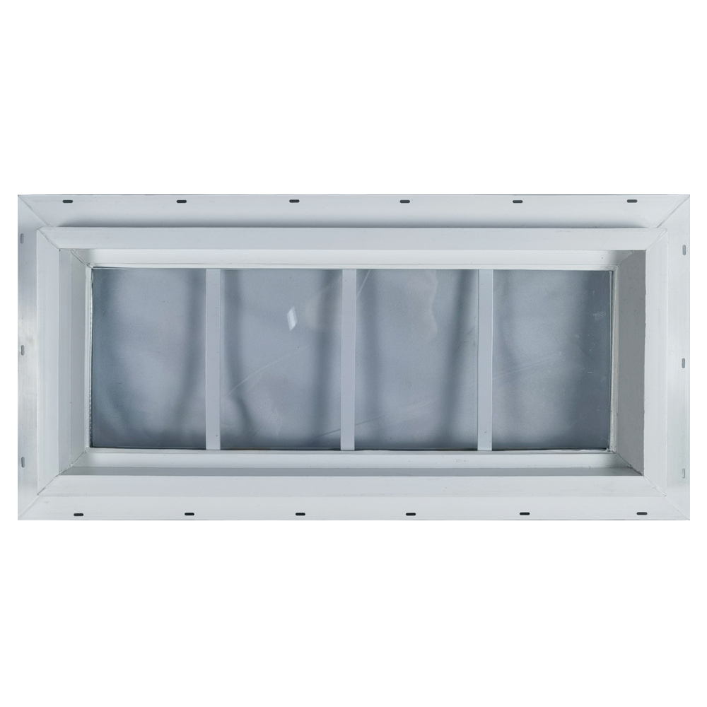 Modern Single Hung UPVC Double Pane Windproof Windows with Fiberglass Screen Netting Sliding Vertical Opening for Apartments