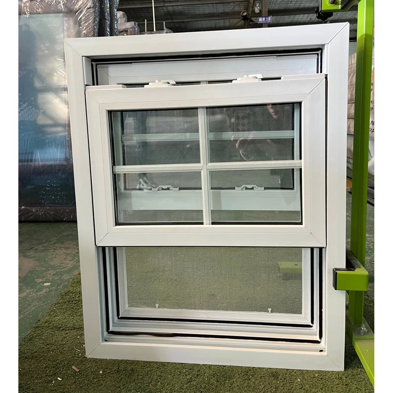 Double Hung Sliding Vinyl UPVC/PVC Windows Modern French Design Folding Interior Exterior Windows
