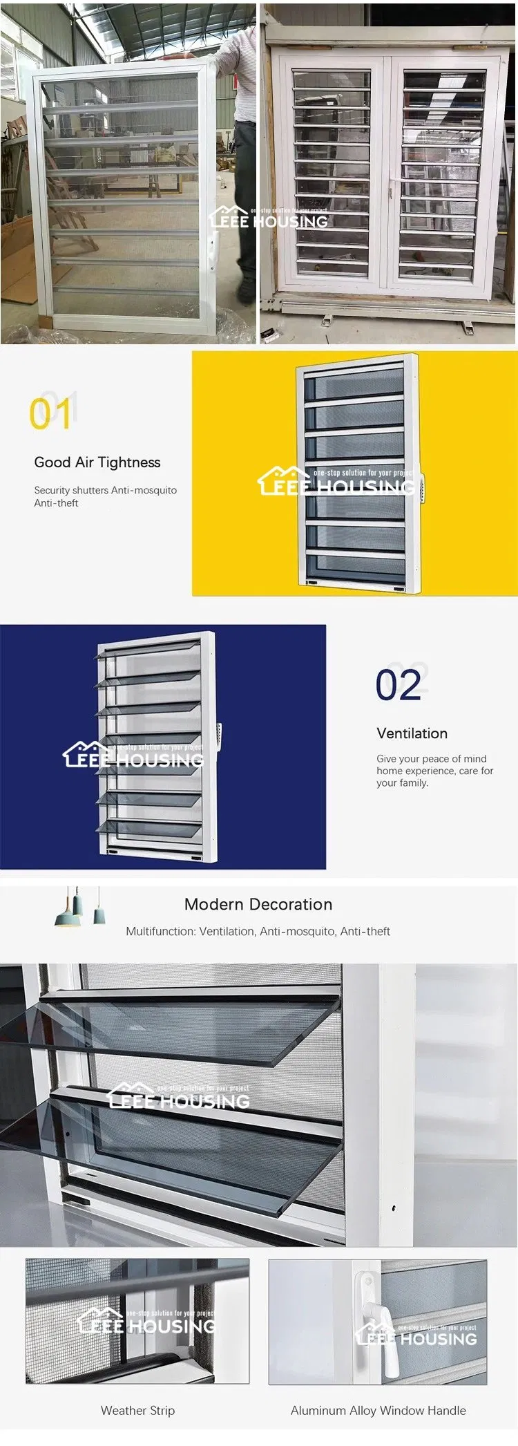 Jalousie Window Security Features