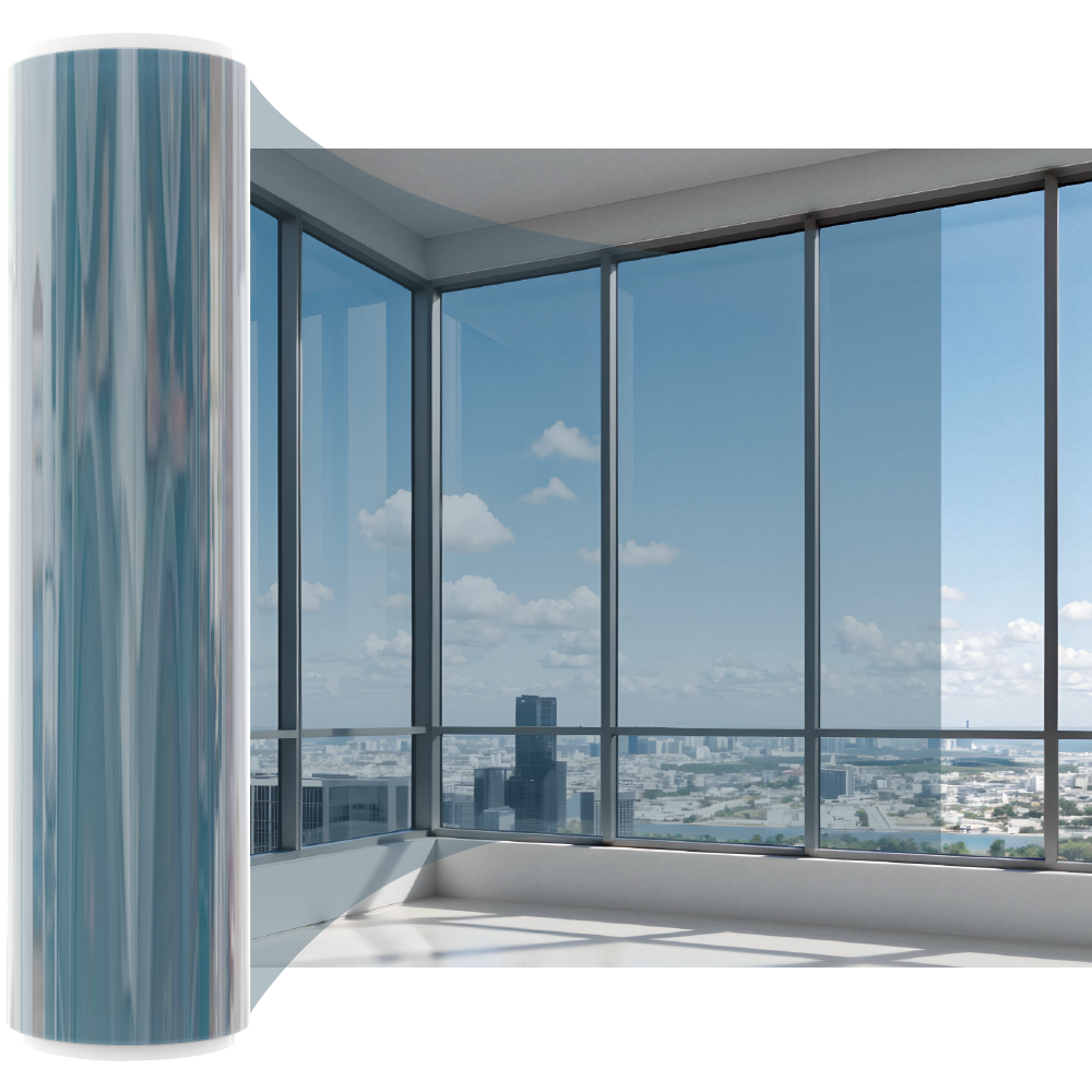 Modern Smart Energy Saving Film 70% VLT/99% UV Protection 92% Infrared Heat Insulation Explosion-Proof Window Film For Buildings