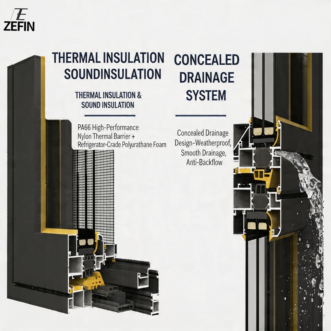 Customizable Commercial UPVC System Tilt and Turn Window with Double Glazed Commercial Window and Heat Insulation Modern Design