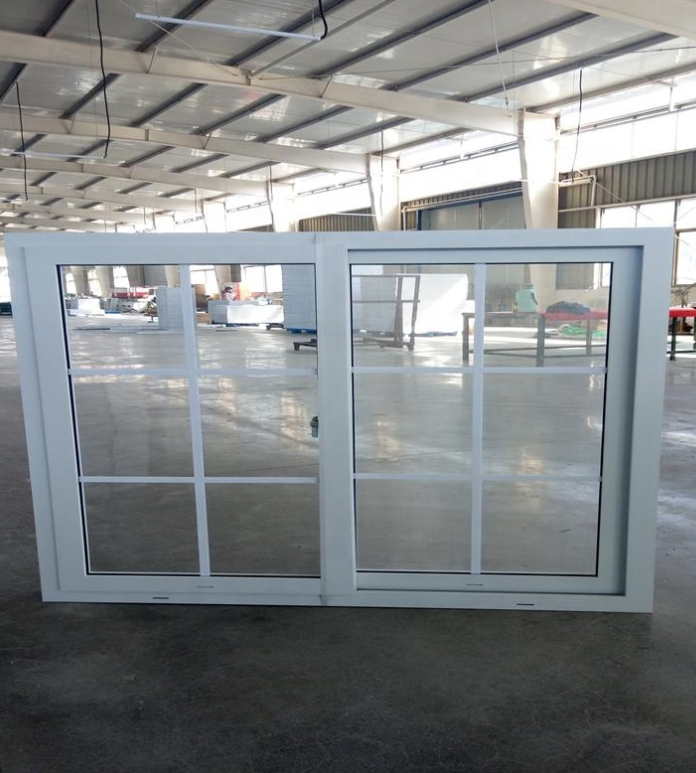 Multi Point Security Locking System with Anti Lift &amp; Burglar Protection European Design UPVC Sliding Window for Hotel Use