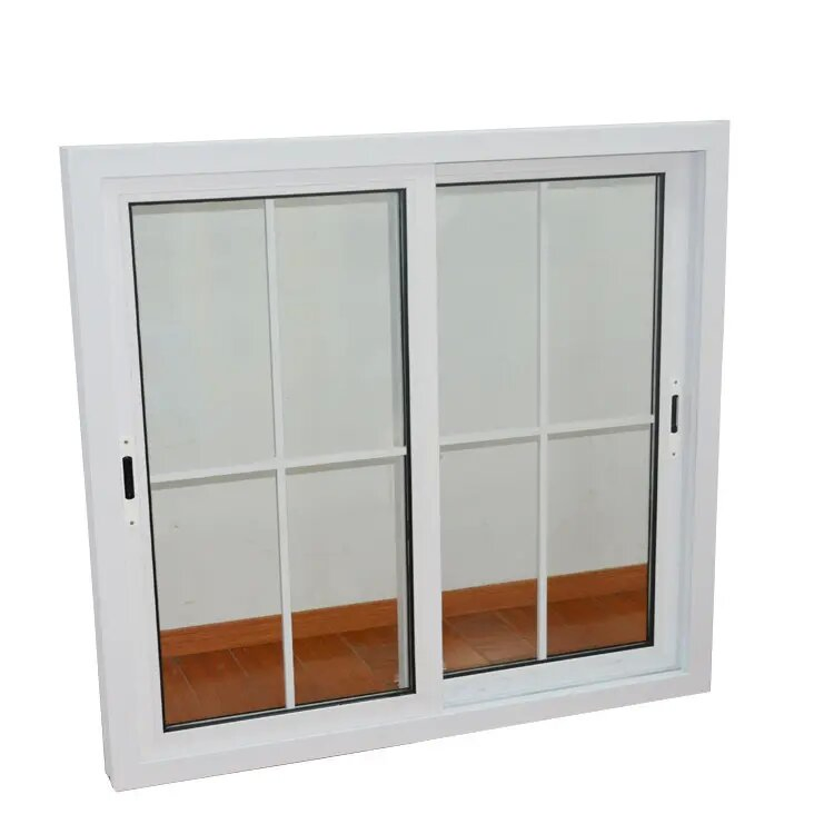 Custom Color UV Resistant UPVC Sliding Windows for Apartment, Villa and Office