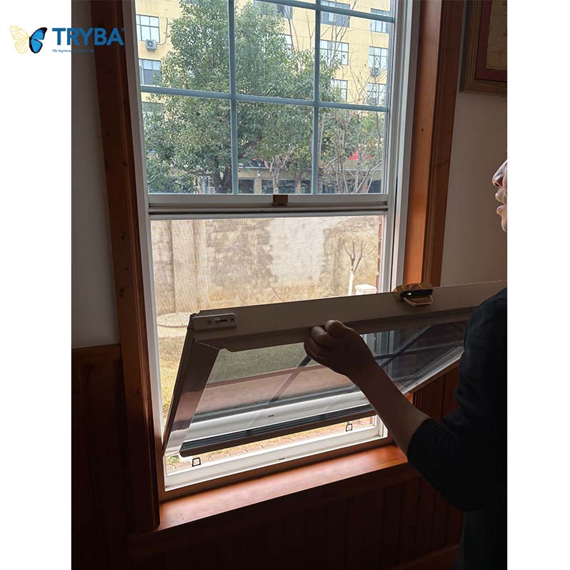 American Standard Double Glazed Low U-Value Vinyl Single Hung Windows For Residential Homes