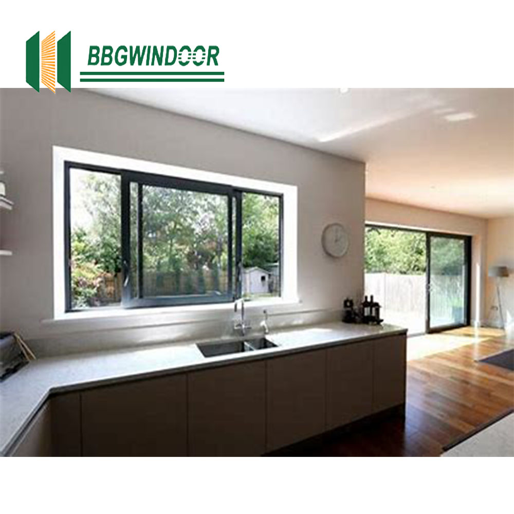 Lukliving Drawing Hurricane Impact Design U Pvc Sound Burglar Water Storm Proof House Sliding Window Design