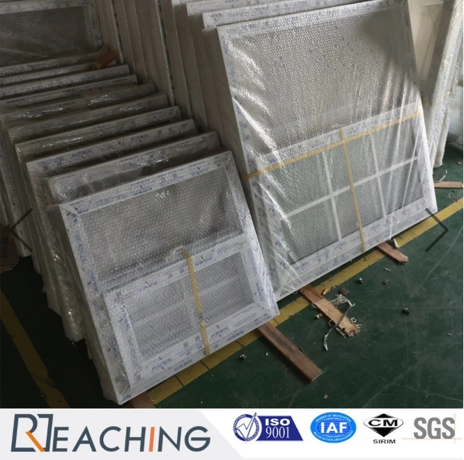Wholesale Factory Manufacture Customized Bedroom PVC UPVC Window Black Aluminum Top Single Hung Awning Window