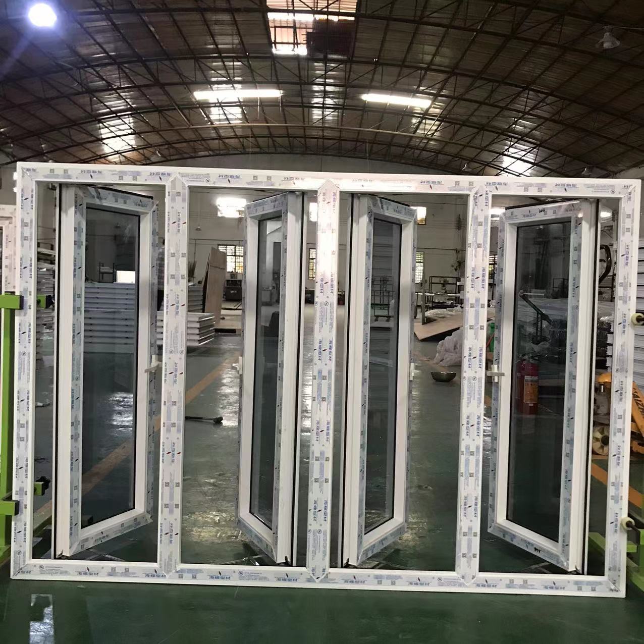 Security Pvc Upvc Windows Wood Grain Frame Bedroom Casement Swing Windows Soundproof Double Glass Upvc Pvc Casement Window