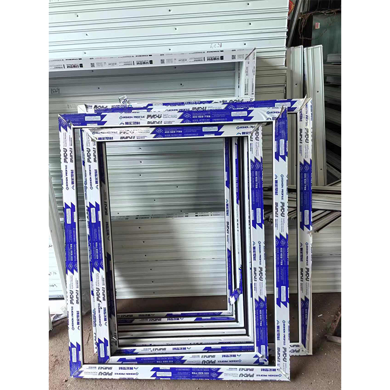CHANGYI Customized Anti-Theft Horizontal UPVC Sliding Kitchen Window Modern Double Pane Tempered Glass