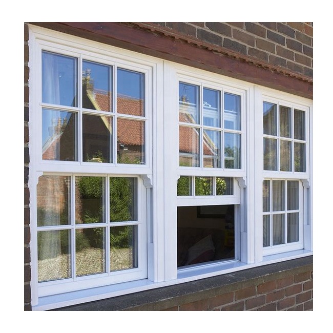 White Double Hung Vertical Sash Window French Aama Window Ventana Ukca Pella Impact Rated Energy Star windows Fenetre